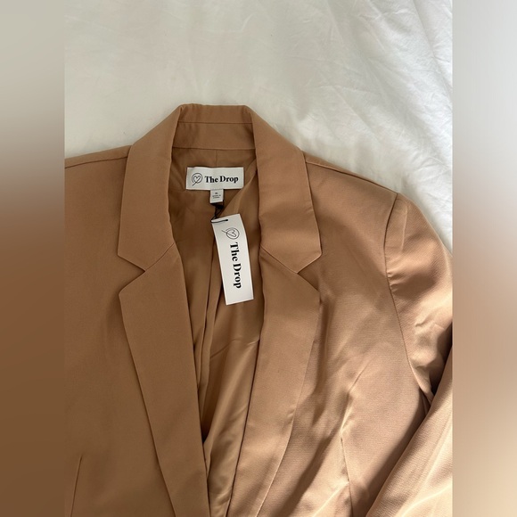 NWT The Drop Blazer in Praline - Picture 4 of 5
